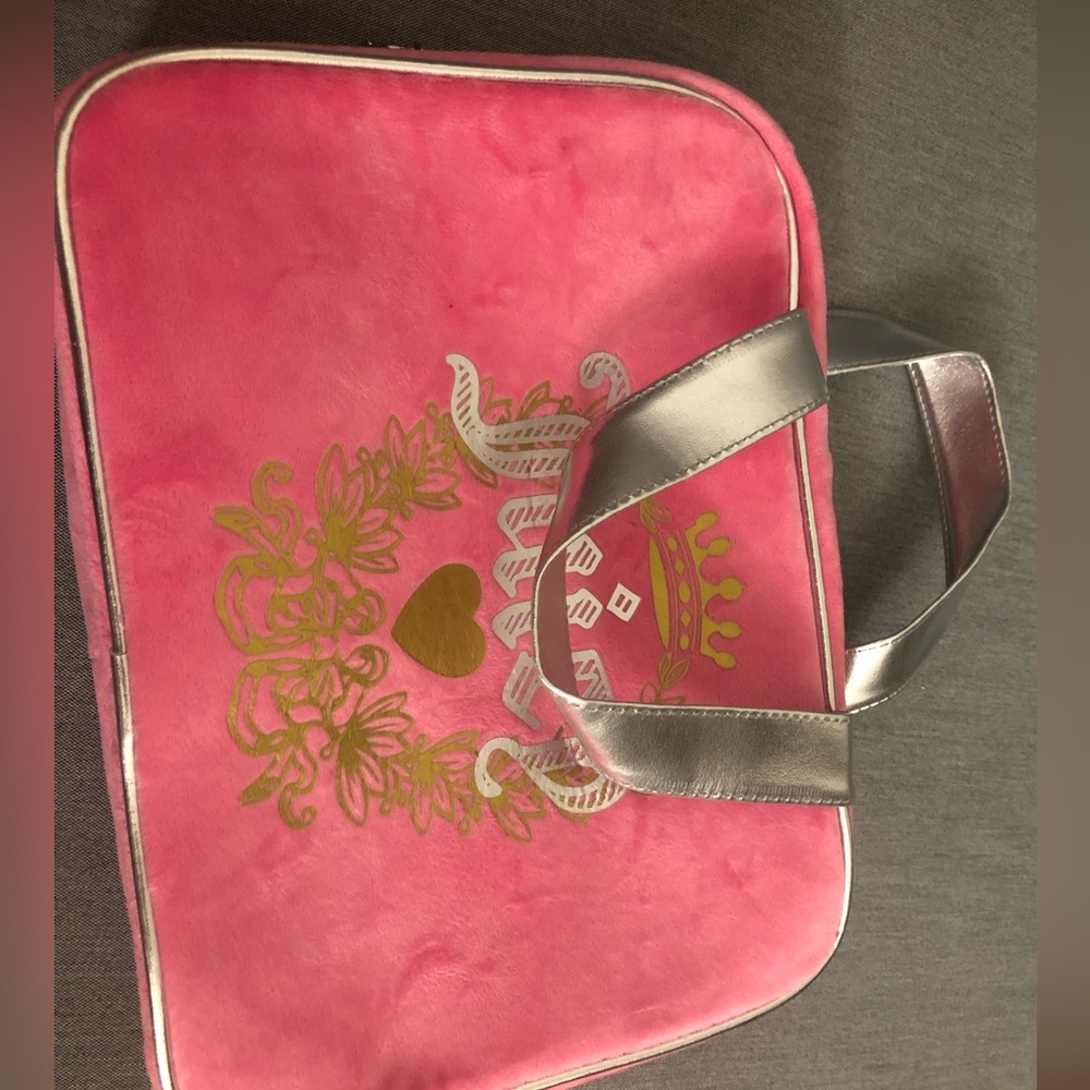 Pink juicy Couture makeup bag